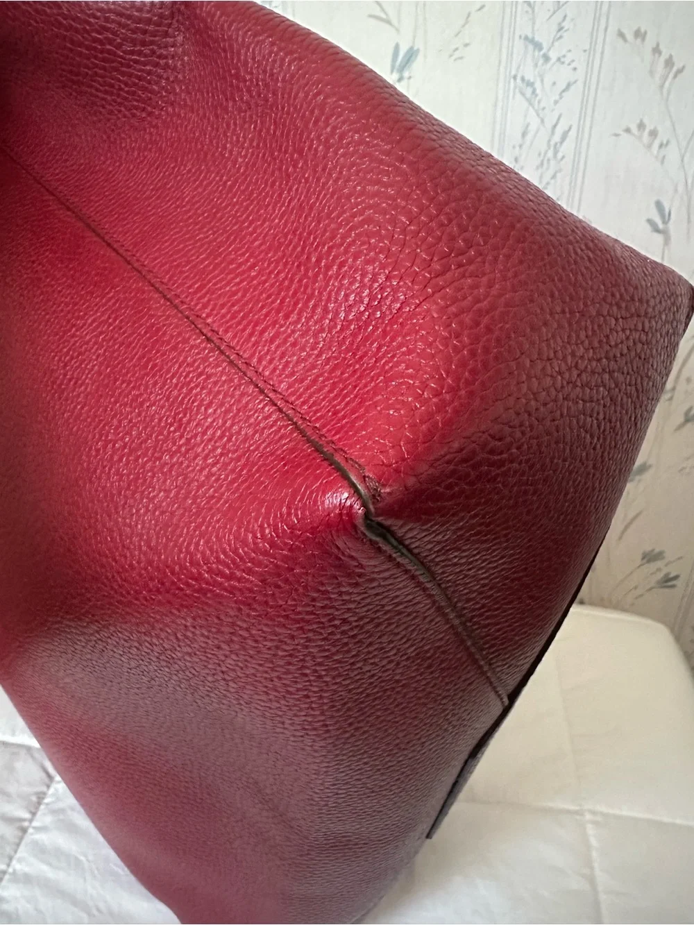 Michael Kors Large Red Leather Tote